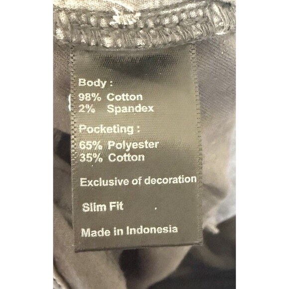 Flint and Tinder 365 Gray Slim Fit 5 Pocket Pants Men’s Size 33 x 34 - Picture 8 of 9